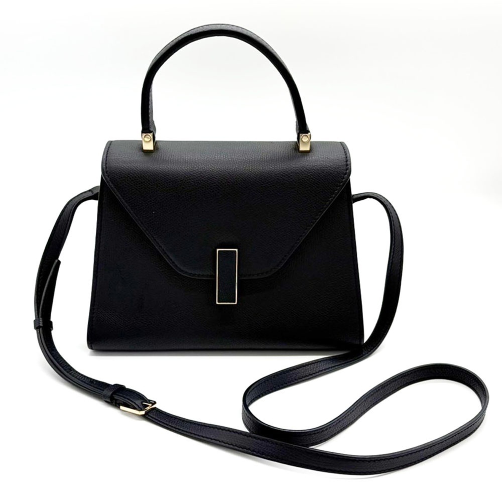 Valextra Mini Iside 2-way Shoulder Handbag Navy WBES0036028LOC99-NN - Picture 2 of 7